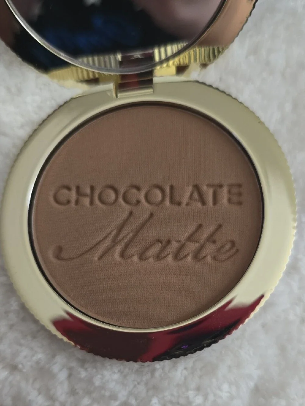 Too Faced Bronze Metallic Compact with Gold Logo